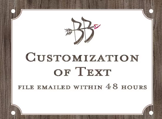 Custom Stencil 1x Use With Your Design, Image, Text, or Logo