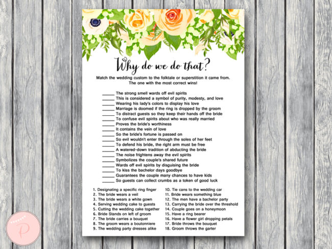 TH02-5x7-why-do-we-do-that yellow floral summer bridal shower games