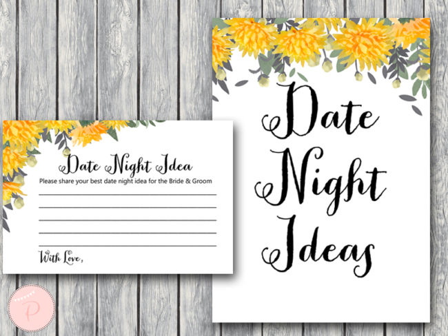 TH18-5x7-date-night-idea-yellow-dandelion-wedding-bridal-shower-game