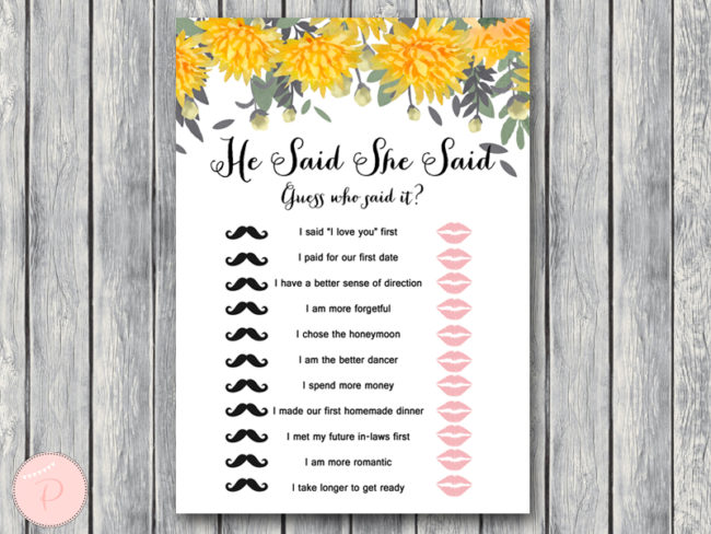 TH18-5x7-he-said-she-said-yellow-dandelion-wedding-bridal-shower-game