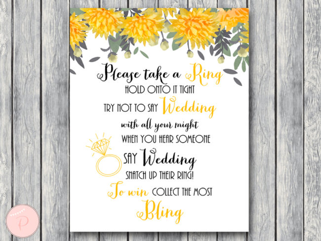 TH18-8x10-dont-say-wedding-yellow-dandelion-wedding-bridal-shower-game