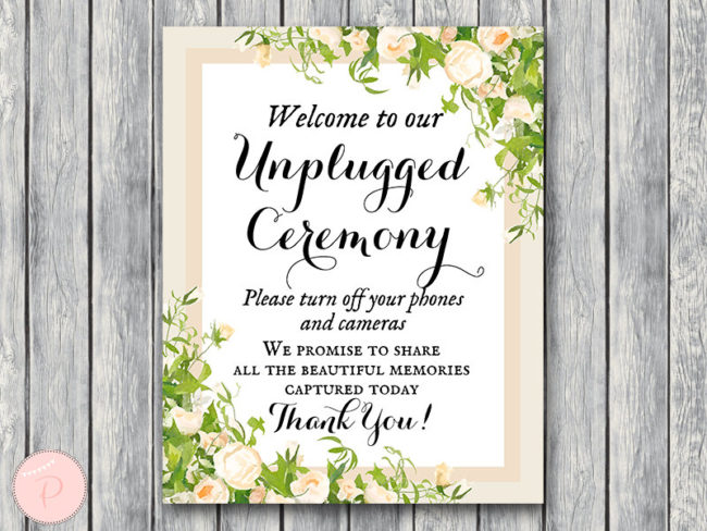 WD75-Unplugged-Ceremony-Sign
