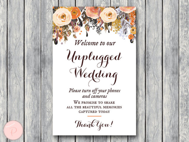 WD82-Unplugged-Wedding-Sign